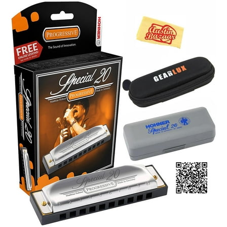 Hohner Special 20 Harmonica - Key of B w/ Instructional Manual