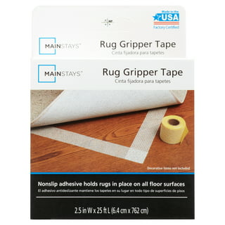 Pro Space 5.1 in. x 1 in. x 0.08 in. Rug Pads Grippers Carpet Tape Non Slip Rug Tape for Hardwood Floors and Tiles (24-Pack)