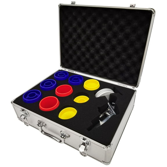 Pneumatic Cleaning Gun Hose and Tube Cleaning Set with 9 Nozzles for Hoses from 1/4" To 2"