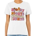 thumbnail image 2 of Spooky Nights Frightful Sights Shirt Unisex Small White, 2 of 5