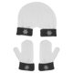 thumbnail image 1 of GOOHOCHY 1 juego de guantes cómodos para parejas, guantes de San Valentín, mitones para mujer, mitones cálidos, mitones navideños para parejas., 1 of 8