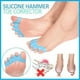 thumbnail image 1 of Ganfancp 1 Par Separador de Gel Corrector de Dedos Del Pie Alivio Del Dolor 2 X Tirantes, 1 of 7