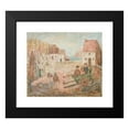 thumbnail image 2 of Tadeusz Makowski 17x15 Black Modern Framed Museum Art Print Titled - Landscape of a Small Town with Children in a Pram (1924), 2 of 5
