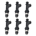 thumbnail image 1 of Inyectores de combustible shamjiam 6 piezas plástico negro 2.2L 2003 832-11211 12586554, 1 of 7