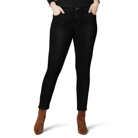 Women's Plus Shape Illusions Seamed Front Skinny