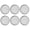 Silver, variant on Miangastore 6pcs Sprouting Jar Lid Wear-resistant Stainless Steel Jar Strainer Lid Bean Sprout Sieve Lid