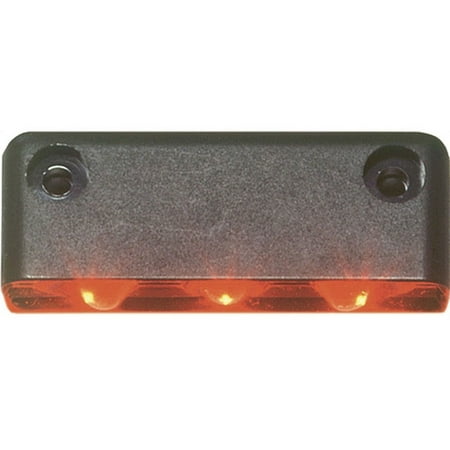 T-bar Step Light - Innovative Lighting Innovative Lighting 3-LED Step Surface Light - Light Amber, Black Case, 003-1000-7