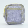 thumbnail image 4 of Bolsa de cosméticos con cordón de malla multicolor color caramelo de gran capacidad, 4 of 8