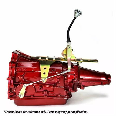 Hoffman 19433 Deluxe Push Button Transmission Shifter Kit with 8 in. Black Arm for GM TH200