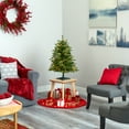 thumbnail image 6 of Nearly Natural 3' Green Fir Artificial Christmas Tree Prelit 50 Clear Lights, 6 of 7