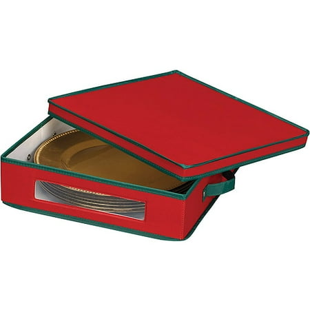 Household Essentials Holiday Charger Plate Chest