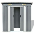thumbnail image 2 of vidaXL Outdoor Storage Shed Garden Shed Patio Metal Storage Backyard Shed, 2 of 21