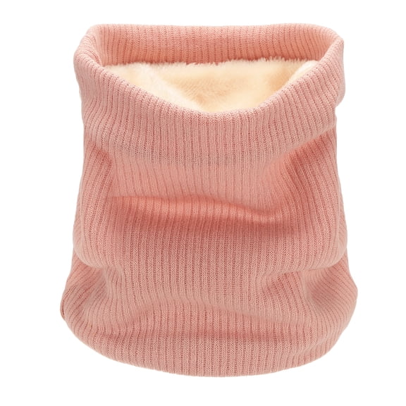 Uxcell Neck Warmer Gaiter, Double-Layer Winter Ski Face Mask Scarf Thermal Stretch Thick Windproof Scarves- Fitting for (Men Women/Cold Weather/Skiing/Snow Boarding/Running) Pink