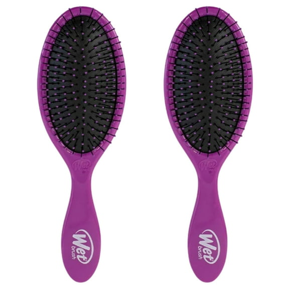 Wet Brush Original Detangling Hair Brush, Purple PACK OF 2