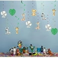 thumbnail image 4 of 12PCS Girl Wild One Hanging Swirls Ceiling Streamers Decorations, for Jungle Safari Animal Birthday Party Decorations Baby Shower Supplies$$Electronics Accessories, 4 of 5