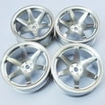 thumbnail image 4 of Llantas de rueda 4 piezas CUTICAT Accesorios de aleación de aluminio para modelo RC Neumático de llanta de rueda de coche RC, 4 of 6
