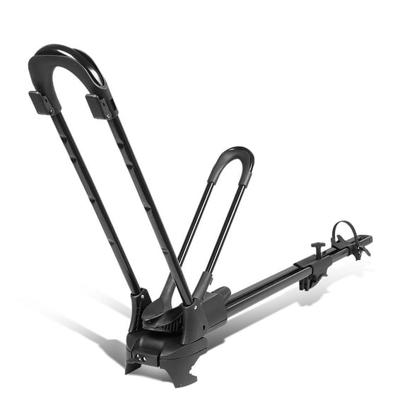 DNA Motoring Heavy Duty Iron Bicycle Roof Mount Bike Rack for Cross Bars