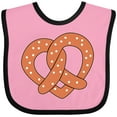 thumbnail image 3 of Inktastic Heart-shaped Pretzel Boys or Girls Baby Bib, 3 of 4