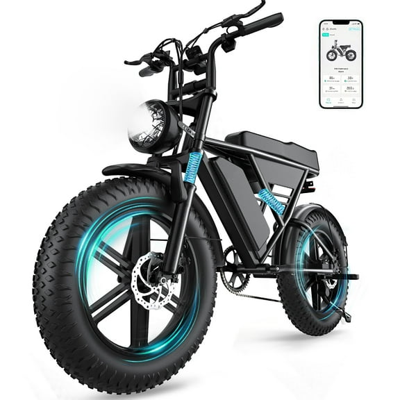 UL2849 Electric Mountain Bike for Adults, Peak 1500W Motor, 20"x4" Fat Tire, 48V/20AH