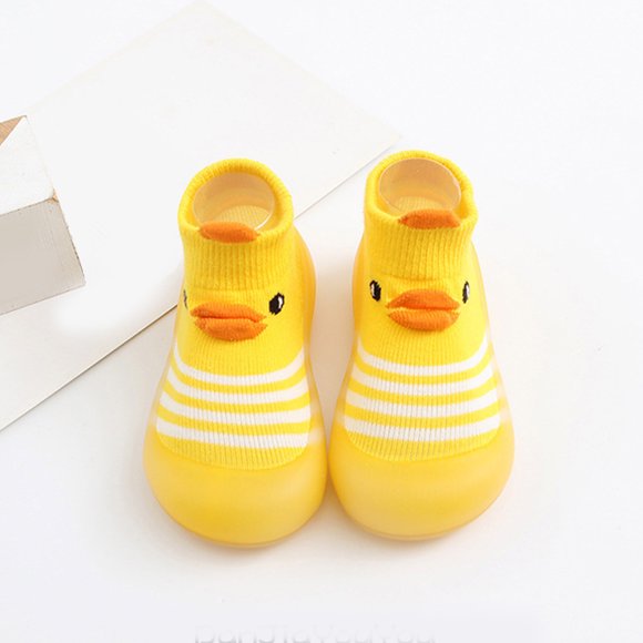 Sock Shoes with Not Slippery Sneakers Soft Rubber for Boys Girls Walking Baby Slippers 12-18M Baby Socks and Shoes