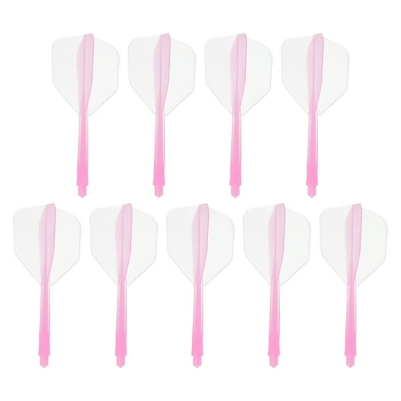 Uxcell Integrated Dart Shaft Flights, 9 Pack Durable Dart Flight Set, Pink