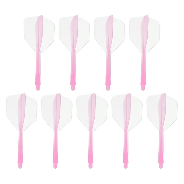 Unique Bargains Vols à Fléchettes Intégrés, Ensemble de 9 Fléchettes Durables, Rose