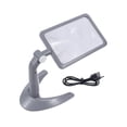 thumbnail image 2 of Lupa con luz Strade Fareast Limited 48 LED gris para decoración del hogar, 2 of 8