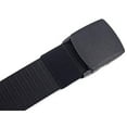 thumbnail image 3 of Plutput Durable Unisex Nylon Casual Belt, Black, 3 of 6