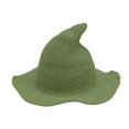 thumbnail image 1 of Sombrero de bruja con ala grande y campanario de lana con personalidad de Halloween para festivales europeos y americanos, 1 of 6
