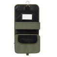 thumbnail image 2 of Bolsa de maquillaje Oxford, artículos de tocador portátiles de viaje, organizador de lavado colgante (verde militar) Hugtrwg Para Estrenar, 2 of 6