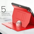 thumbnail image 3 of Allytechgroup Magnetic Case for Apple iPad Air 11 Inch 2025/2024 M3 M2, Multi Angle Viewing Stand Auto Sleep Wake Shockproof Protective Bumper Case Cover for iPad Air 11" 2025 2024, Red, 3 of 8