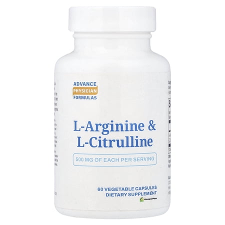 Advance Physician Formulas L-Arginine & L-Citrulline, 60 Vegetable Capsules