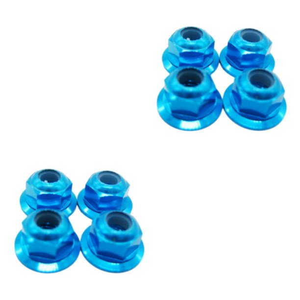 Tuerca de bloqueo de rueda Tholdsy 4 piezas estilo y mano de obra exquisita para 1/10 WLtoys K949 azul