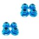 thumbnail image 4 of Vogacara 4 unids/set tuerca de bloqueo de rueda de aleación de aluminio para 1/10 WLtoys K949 hecha de aleación de aluminio. azul 2Conjunto, 4 of 6