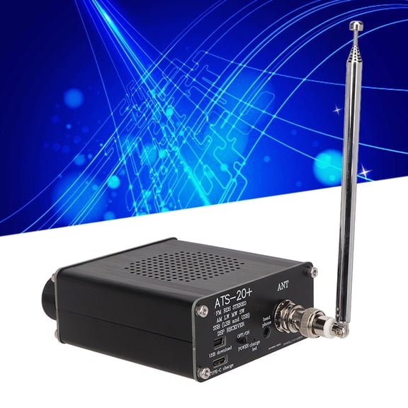Receptor Digital De Banda Mundial, Fácil De Leer ATS 20+ Receptor De Radio Profesional Alta Sensibilidad Portátil Compatible Con FM AM LW SW SSB Para Acampar Al Aire Libre Para
