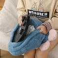 thumbnail image 5 of Women's Winter Cartoon Plush Plug-in Foot Warmer For Office Home, 5 of 5