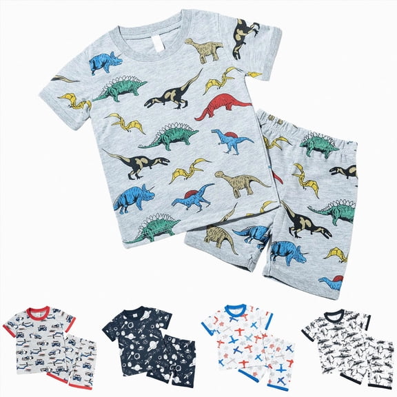 TAmten Toddler Pjs Boys 2T 3T 4T 5T 6T 7T 8T Big Boys Pajama Sets Kids Jammies Size 6-7 Years