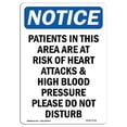 thumbnail image 1 of SignMission OS-NS-A-1824-V-17151 18 x 24 in. OSHA Notice Sign - Patients in This Area Are At Risk, 1 of 1