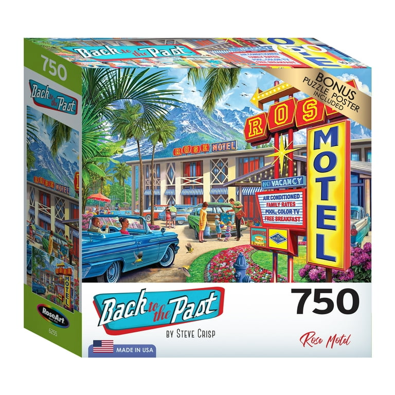 Cra-Z-Art Rose Motel 750-Piece Jigsaw Puzzle - Dimensions