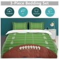 thumbnail image 2 of American Football on Field Bedding Set Couple Bedclothes Pillowcase Customized Home Textiles Bed Set for Bedroom Decoration, 2 of 6
