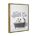 thumbnail image 4 of Stupell Industries Bathing Penguins in Tub Animals & Insects Painting Gold Floater Framed Art Print Wall Art, 25 x 31, 4 of 10