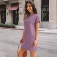 thumbnail image 7 of SUNBS Dresses for Womens Summer Spring T Shirt Dress Vacation Beach Mini Sundress Loose Clothes with Pockets, 7 of 7