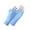 Sky Blue, variant on Women’s Split Open Fingertip Ice Silk Sun Protection Gloves Sun Block Gloves for Outdoor Cycling Fishing Travel Black One Size