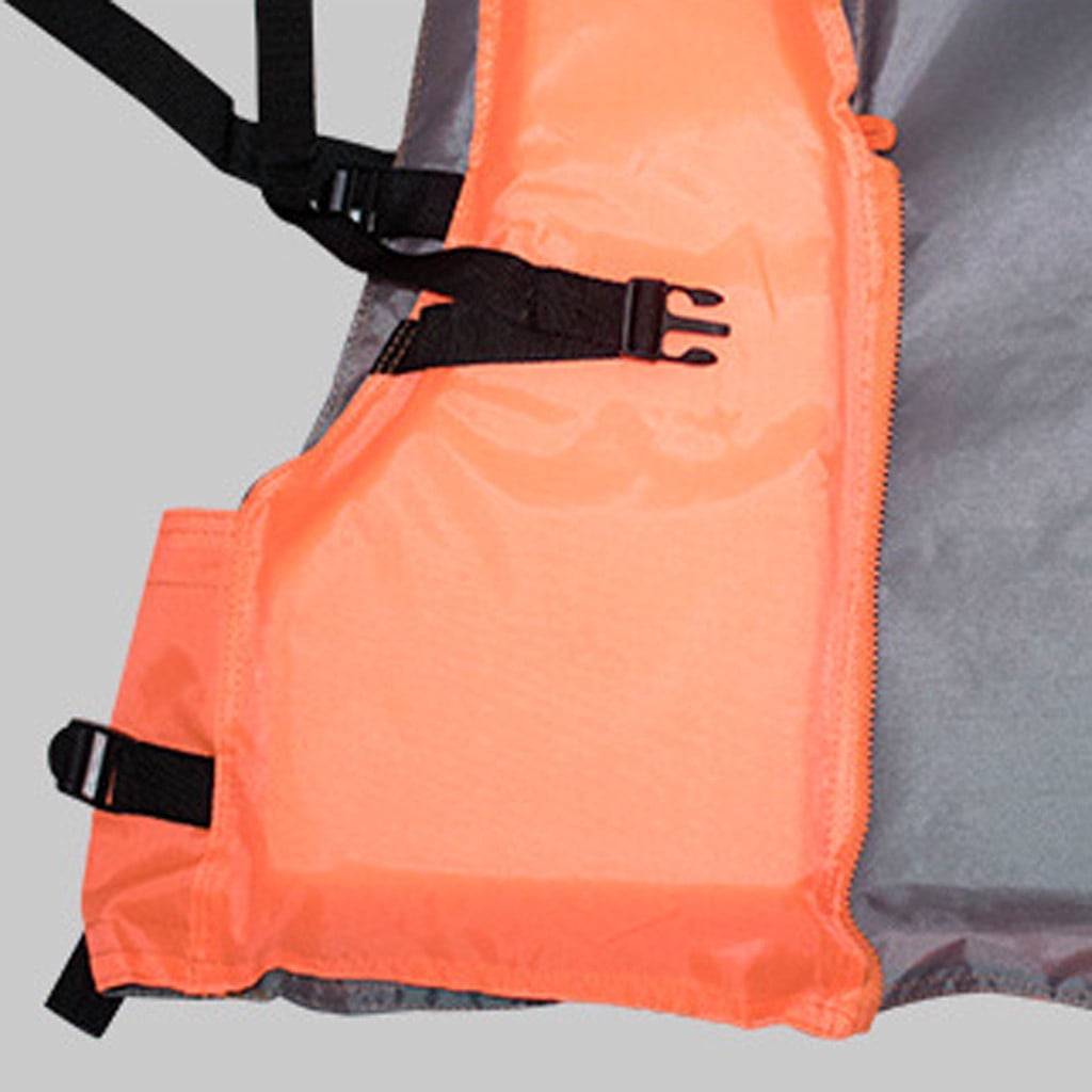 Deeceymbur Adjustable Life Jacket Paddle Zipper Vest Coast Guard Approved Life Vest Flotation Device Kayak Ski Buoyancy Fishing Boat Watersport Buoyancy Aid Swim Jackets Portable Snorkel Vest