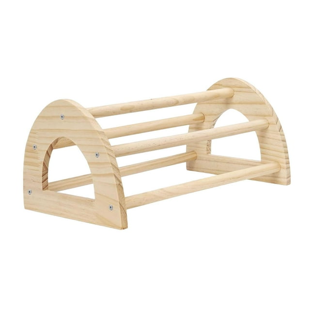 Percha de madera para pollos, percha de madera para entrenamiento de aves, soporte para fácil de montar, barra para perchas de pollos,