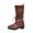#A Brown, variant on Taqqpue Women's Mid Calf Boots Comfortable Fashion Dress Boots for Women Low Heel With Zipper