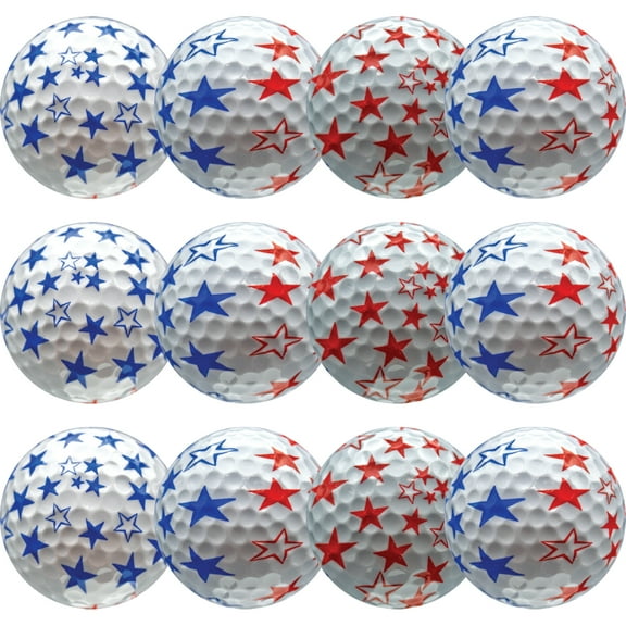 Stars Golf Balls 12 Pack