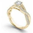 thumbnail image 2 of 1-1/4 Carat T.W. Diamond Criss-Cross Shank Classic 14kt Yellow Gold Engagement Ring, 2 of 5