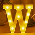 thumbnail image 1 of EGNMCR LED Letter Lights Sign Light Up For Home Party Wedding Decoration Light Up Letters Alphabet Letter Sign Battery Powered For Christmas Birthday Party Decoration warning light, 1 of 5