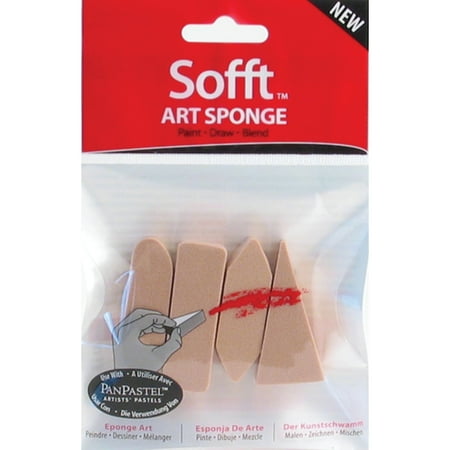 UPC: 0879465002948 | Colorfin Sofft Tools Art Sponges Assorted Shapes 4/Pkg.